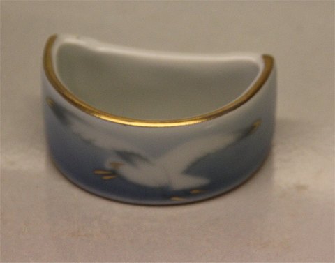 B&G Seagull Porcelain with gold 241 Napkin ring 5.5 cm (567)
