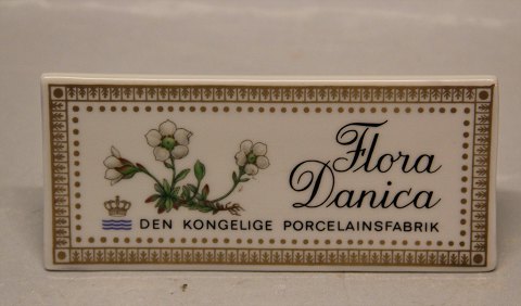Flora Danica Danish Porcelain Delaer sign