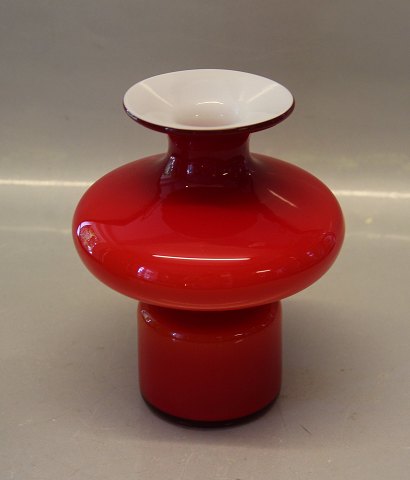 Rød Vase 15 cm Holmegaard Palet Carnaby