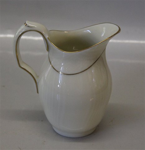 Danish Porcelain # 878  Creame  curved Tableware Cream with gold 1538-878 Small 
Creamer (394) 5 1/2 oz. / 10 cm
