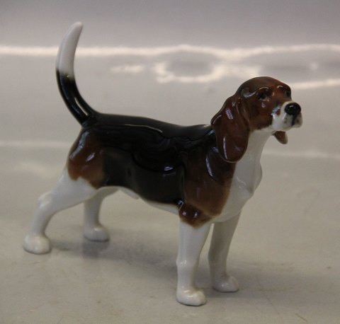 Hutchenreuther dog Beagle Fox Hound 11 x 14.5 cm Germany