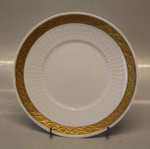 Royal Copenhagen Gold Fan Dinnerware 414-11519 Plate 25.5 cm   (1114624)
