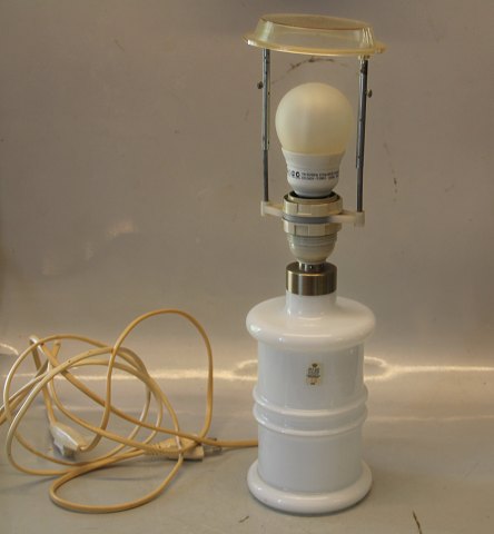 White Opline Glass lamp Holmegaard .18.5 cm +mounting

