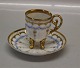 B&G Porcelain
Antique Cup decorated in Blue and gold 7.5 cm