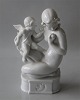 Dahl Jensen figur
1034 Venus og Amor 35 cm (Poul Lemser), hvid