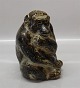 Royal Copenhagen Art Pottery
 20133 RC Monkey, sitting 18.5 cm, Knud Kyhn May 1927