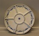 B&G Blå Empire porcelæn 234 Stort kabaret fad (midte + fem rum) 32 cm
