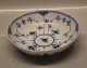 Blue Fluted Danish Porcelain half lace 512-1 Salad bowl 6 x 21.5 cm 
