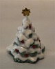 Royal Copenhagen figurine 0111 RC Mini Snow Covered  Christmas Tree 8 cm