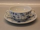 B&G Blue Traditional porcelain 247 Bouillon cup 3 dl (481) & saucer 17.7 cm