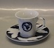 Small Coffee cup 6.5 x 7 cm & saucer 13 cm Lin Utzon Rosendahl H.C. Andersen