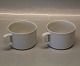 White Pot  6236 Tea cup 6 x 9 cm Design Grethe Meyer Royal Copenhagen Porcelain
