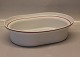Red line Bing & Groendahl White Dinnerware, Magnussen B&G - 873 Oval bowl 30 x 
22 x 7.5 cm