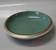 Royal Copenhagen Craquelé, (Crackelure) 457-2528 RC Green bowl with gold 21.5 cm
