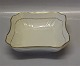 Danish Porcelain # 878  Creame  curved Tableware Cream with gold 1522-878 
Vegetable bowl (576) 6.5 x 21 cm / 8 1/4"
