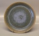 Knabstrup green glaze dishe 3 x 25 cm