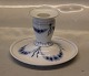 Sjælden B&G Blå Empire porcelæn 218 Lysestage 10 x 14 cm
