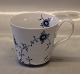 Blue Elements Fluted Danish Porcelain 090-1 Cup with high handle 10 cm, 33 cl 
Ribbed (1017048)