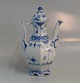 Blue Fluted Full Lace 1030-1	Small Coffee pot, faces 4 cups 21.5 cm
