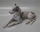 B&G 1773 figur hund Liggende Grand Danois ca 16 x 28 cm