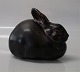 Royal Copenhagen Art Pottery 22695 RC Rabbit 14 x 17 cm Jeanne Grut Feb. 1979
