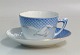 B&G Seagull Porcelain with gold 104 Large cup 6.5 x 10.2 cm /2,25 dl  and saucer 
16.8 cm (476)
