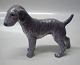Dahl Jensen figur 1076 Bedlinton Terrier (DJ) 19.5 cm