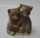 Knud Basse Pottery Denmark Brown Bears