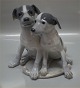 Royal Copenhagen figurine 
0750 RC Pair of puppies EN 1906 23 - 26 cm