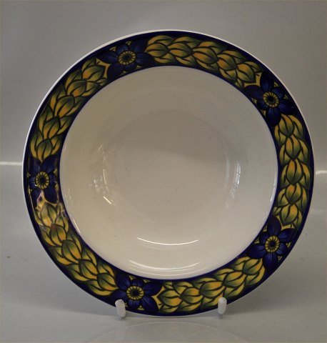 601 Cerial bowl 19 cm (1737601) Royal Copenhagen Faience Blue Pheasant Chr. 
Joachim Aluminia