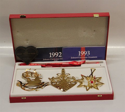 Georg Jensen Annual Christmas Mobiles Set of 3: 1991, 1992 & 1993
