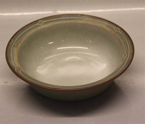 574 Cereal rim bowl 5.5 x 17 cm
 Rune, Green Nissen Kronjyden B&G Quistgaard  Stoneware