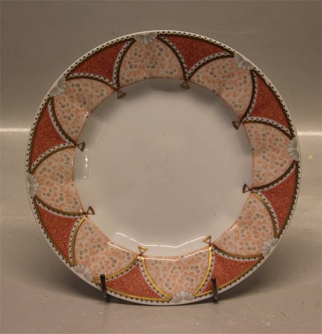 617 Cake plate, flat 17 cm / 6 3/4" (8518) Royal Copenhagen Terracotta Fairy 
tale 

