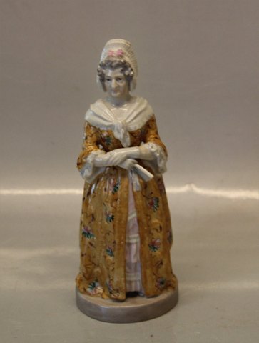 B&G figur B&G 800? Holbergs Maskerade 1885 "Magdalone (Oplag 500)
