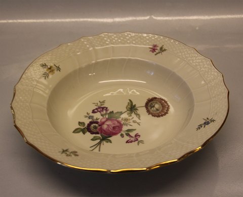 1615-910 Tallerken, dyb 23.5 cm
 Kongelig Dansk Porcelæn Frisenborg