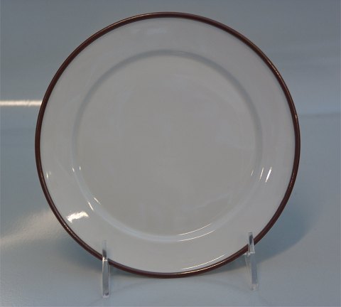 14921 Cake dish 17 cm Royal Copenhagen Brown Domino porcelain