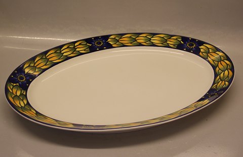 732 Oval platter 42 x 30.5 cm (1737732) Royal Copenhagen Faience Blue Pheasant 
Chr. Joachim Aluminia