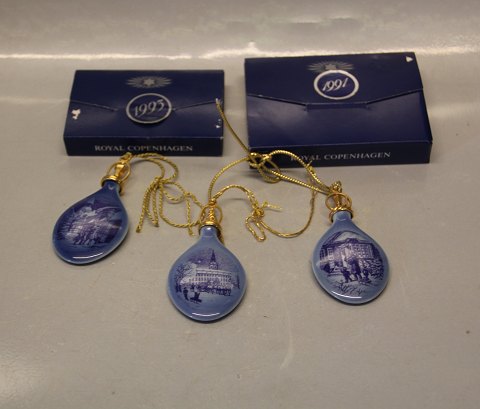 Royal Copenhagen Christmas Ornament "The drop" See List