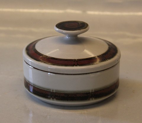 Selandia -Danish Stoneware Desiree Bonbon box , low 4 cm + lid x 10.5 cm