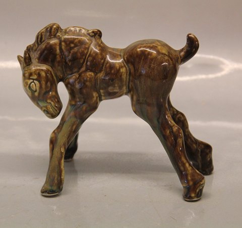 Michael Andersen Bornholm Standing Foal 13 x 15 cm