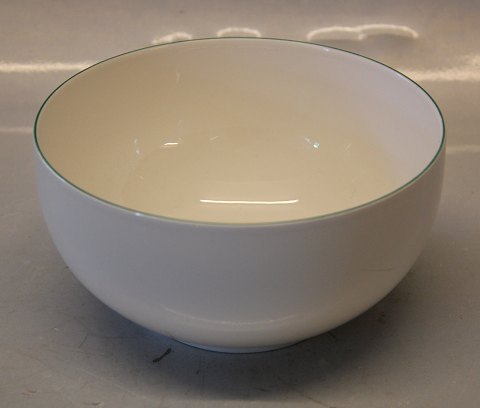 Green Royal Copenhagen faience green top or green line -4 ALL Seasons 3089 Salad 
bowl 8.8 x 17 cm (576)