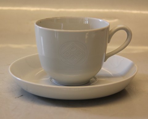 14682 Coffee cup and saucer 14.5 cm
 Gemma # 125 Royal Copenhagen Dinnerware - Gertrud Vasegaard