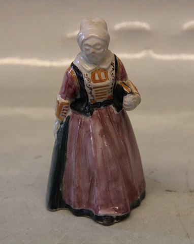 Michael Andersen 5352 Miniature i nationaldragt kvinde med salmebog 11.5 cm
