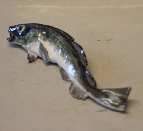 Royal Copenhagen figurine Earlly Rare fish 0457 RC COD 23 cm C. F. Liisberg 1888