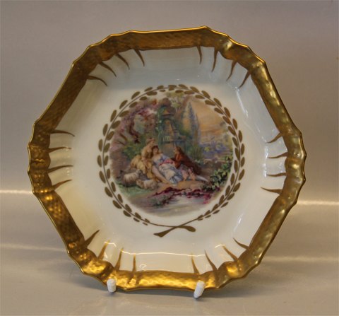 1527 Bowl, braided 21 cm (1956) Rococo Royal Copenhagen Coffee Service    
