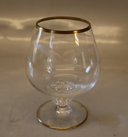 Mågeglas  Lyngby Cognac 9 cm.