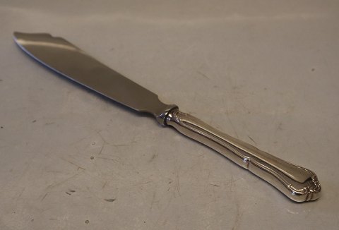 Annemarie Lagkagekniv med stålblad ca 28 cm  - Frigast sølvplet bestik