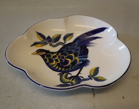 Blue Pheasant 357 Leaf dish, large 20 cm (1737367) Chr. Joachim Royal Copenhagen 
Faience  Aluminia