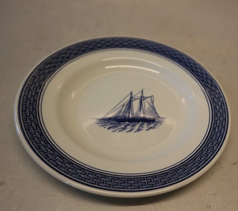 0944-46 Desserttallerkener 15 cm Skibsstellet Aluminia Fajance Trankebar Skibsstellet #46