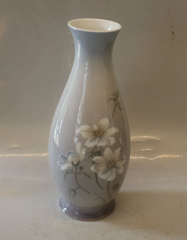 B&G 8759-505 Vase hvid blomst 27 cm Bing & Grøndahl
